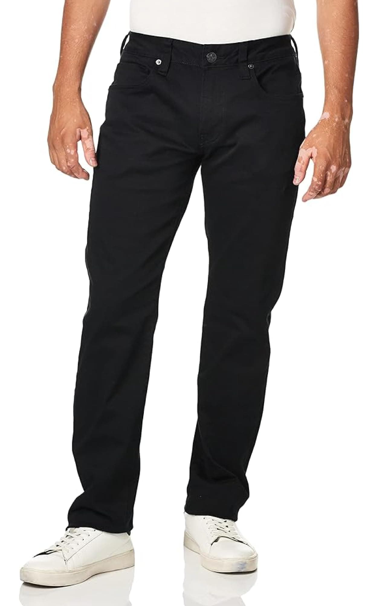 Buffalo David Bitton Size 40x32 Men Dark Black Jeans Slim Straight Stretch