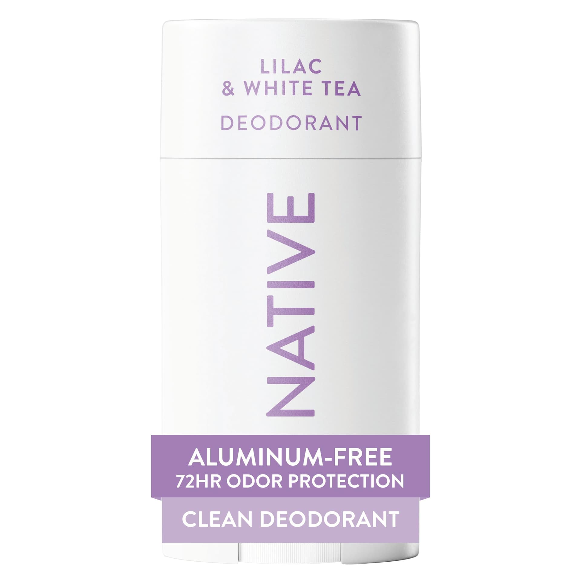 Native Deodorant | Natural Deodorant Seasonal Scents for Women and Men, Aluminum Free with Baking Soda, Probiotics, Coconut Oil and Shea Butter | Lilac & White Tea