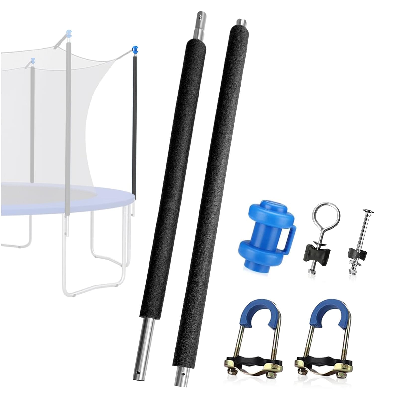 Universal Trampoline Pole Replacement with Foam Sleeve