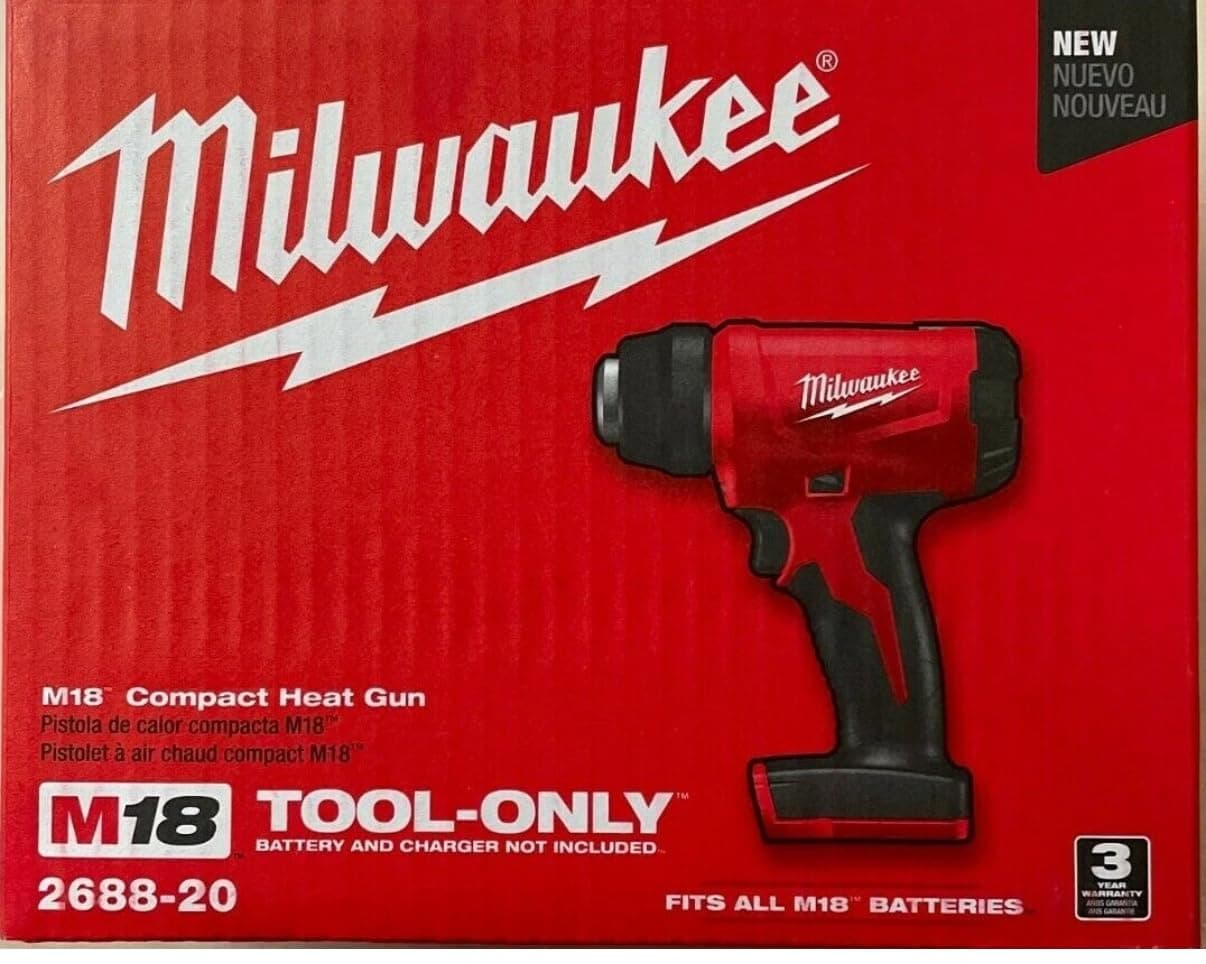 Milwaukee Electric - M18 COMP Heat Gun LED Light Bare