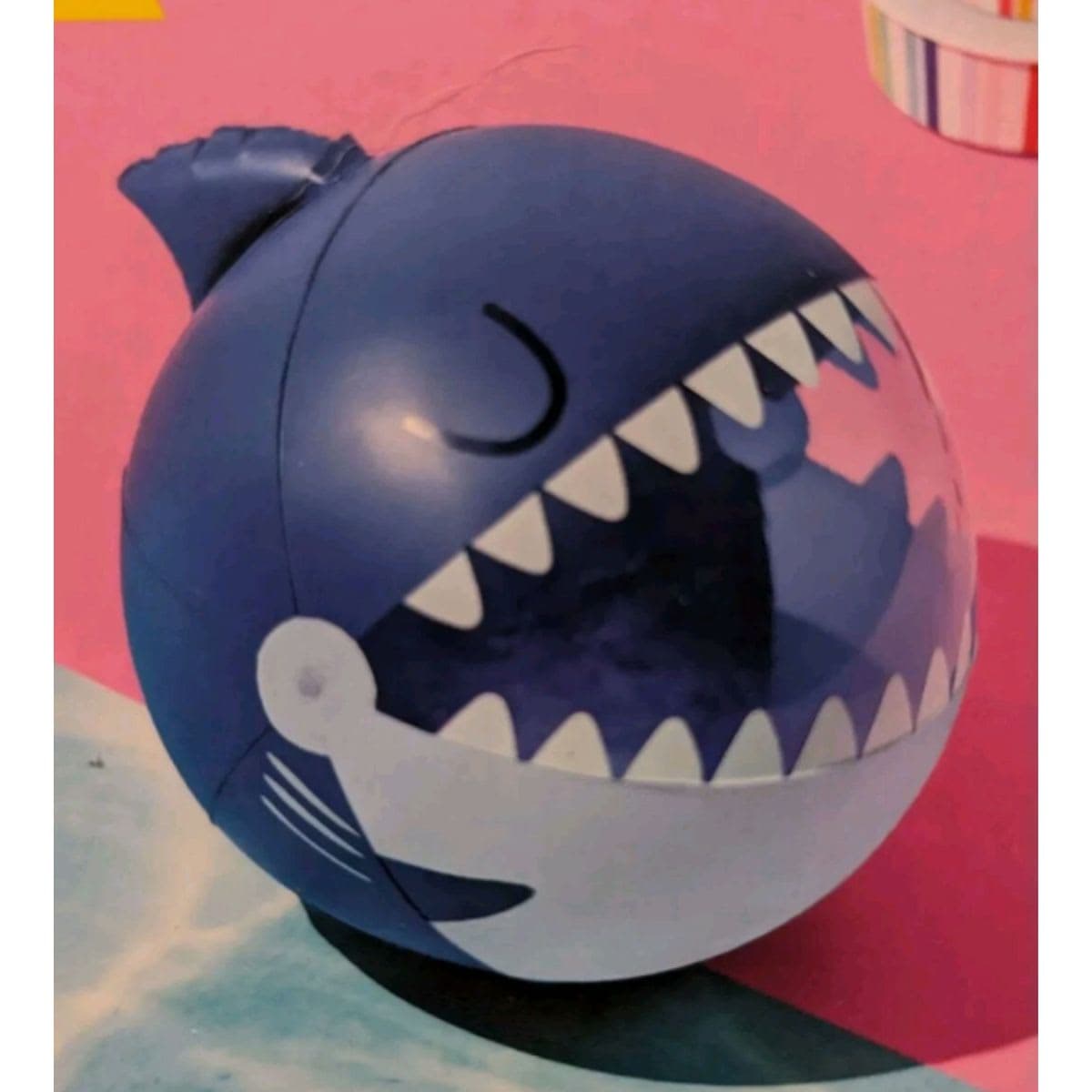 Sun squad Beach Ball Shark Motion Activated LED 17.5 in Diameter WEEK POOL PARTY
