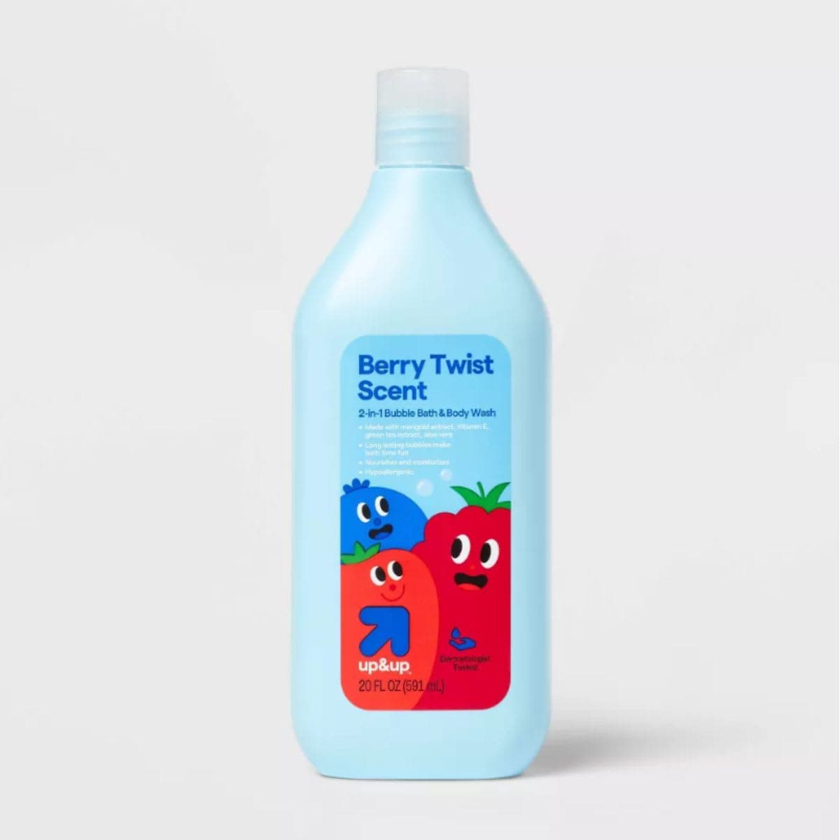 Kids' Bubble Bath + Body Wash - Berry Twist - 20oz - up&up