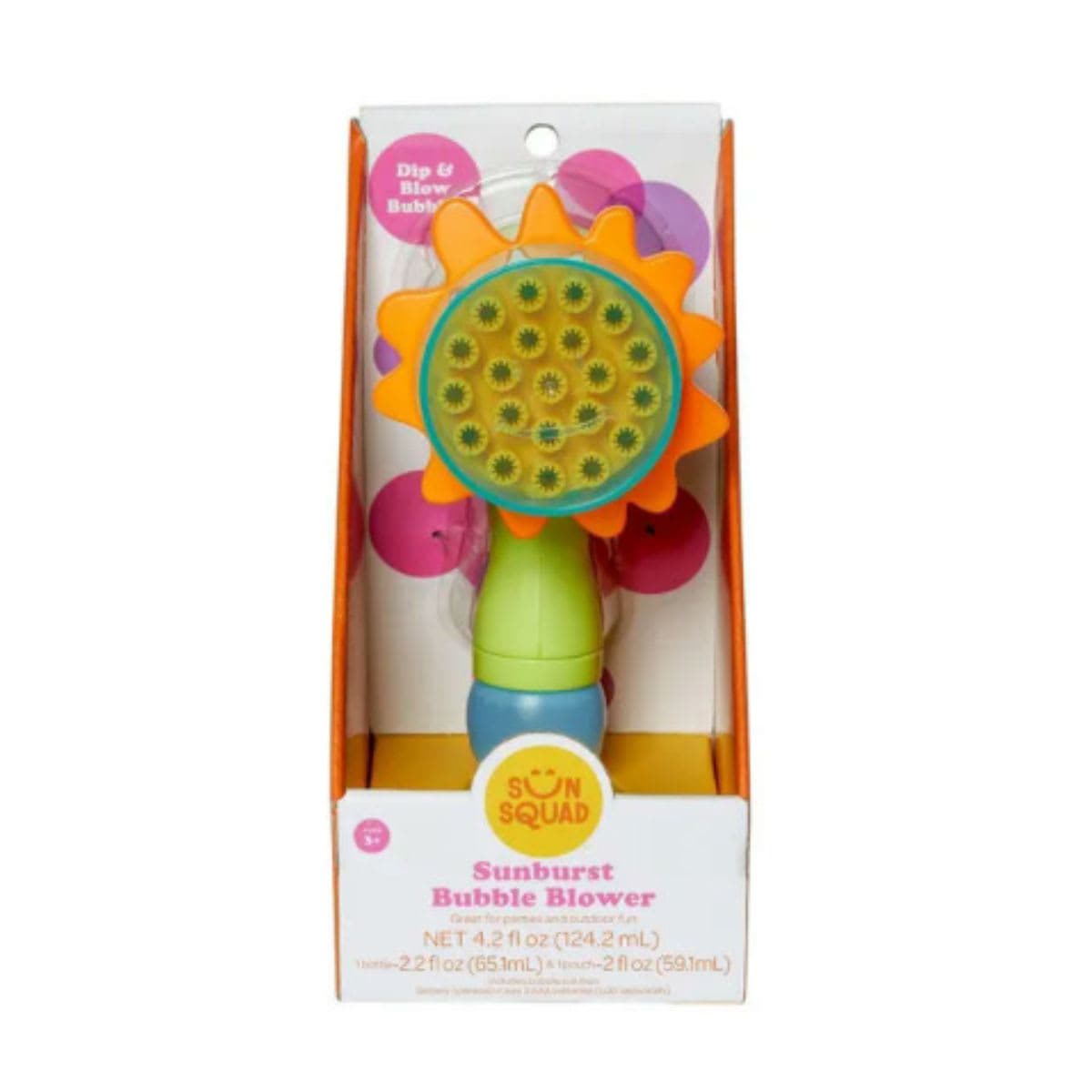 Sunburst Bubble Blower - Sun Squad