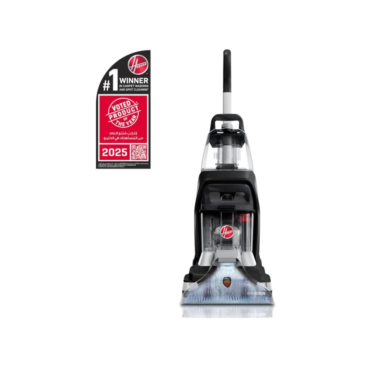 Hoover PowerScrub XL Pet Carpet Cleaner Machine, for Carpet and Upholstery, Deep Cleaning Carpet Shampooer with Multi-Purpose Tools, Powerful Suction, Perfect for Pets, FH68002V, Black
