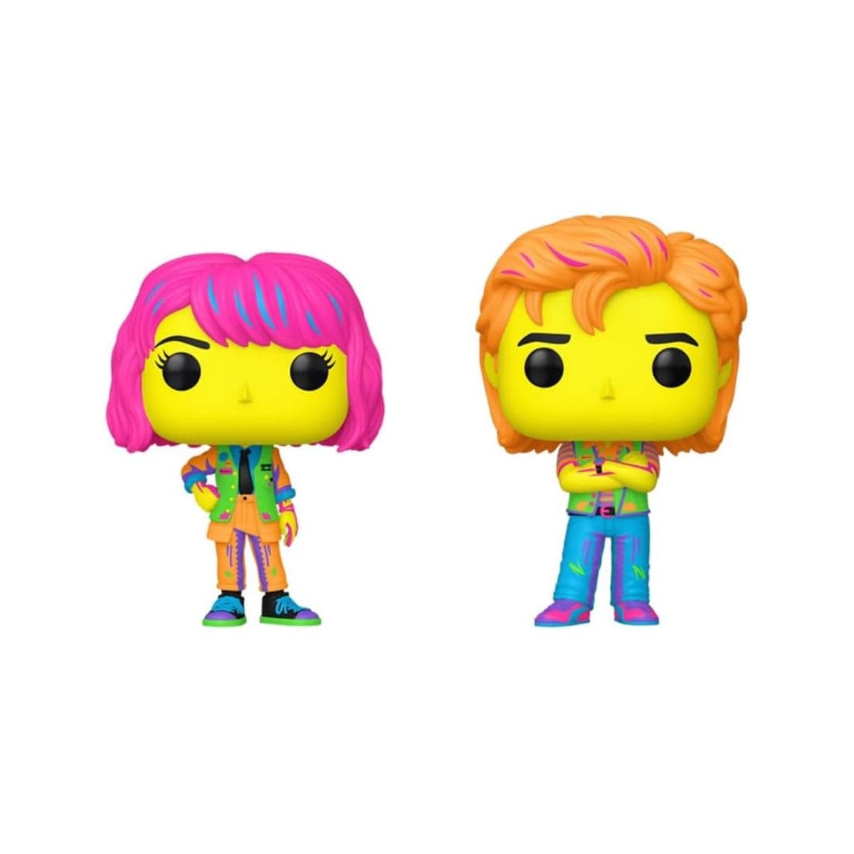 Funko POP TV: Stranger Things Robin & Steve Black Light Vinyl Figures - 2pk 2024 Target Con Excluisve