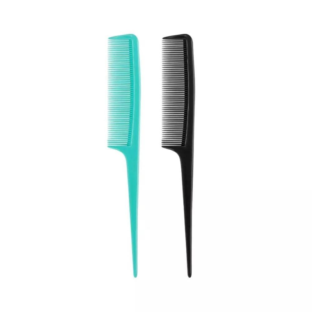 (2 pack) Conair Tail Combs Made in the USA - 2pk Multicolor
