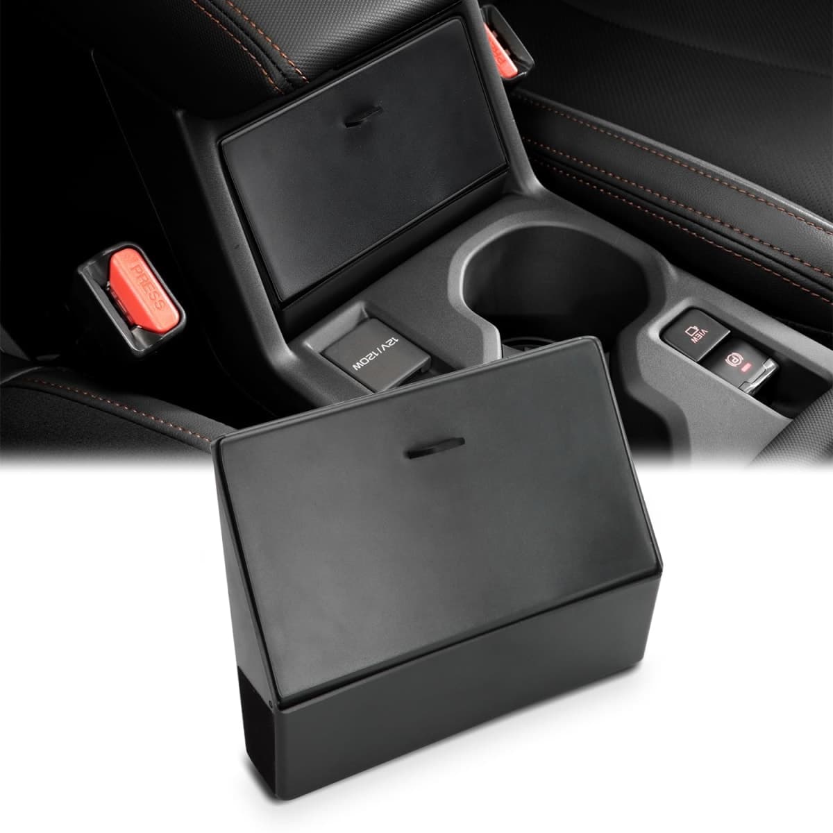 MARCHFA Center Console Organizer Tray Compatible for 2025 Subaru Forester Accessories Armrest Storage Box Insert Hidden Storage Box Not for 2026 Forester