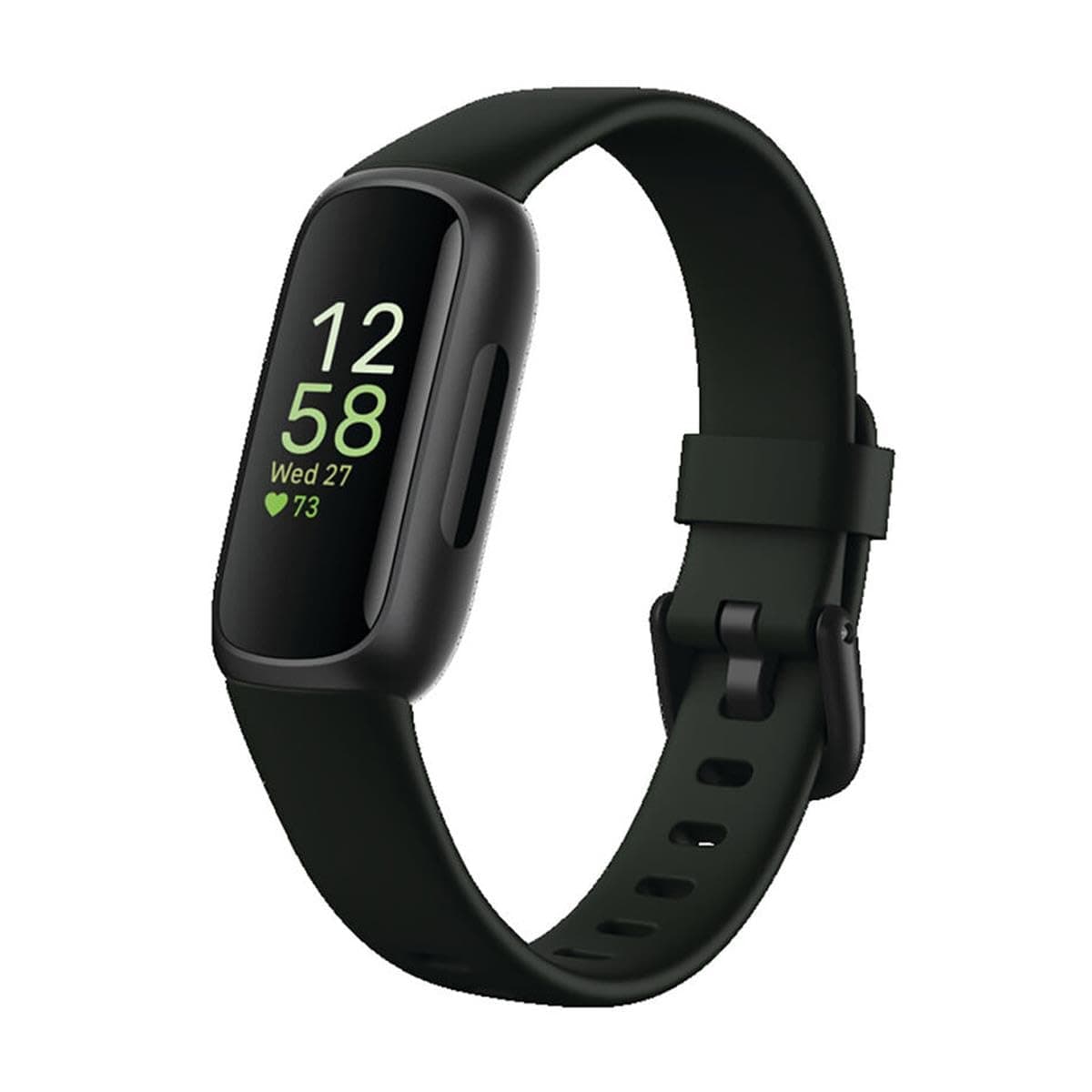 Fitbit Inspire 3 Health &-Fitness-Tracker with Stress Management, Workout Intensity, Sleep Tracking, 24/7 Heart Rate and More, Midnight Zen/Black One Size (S & L Bands Included)
