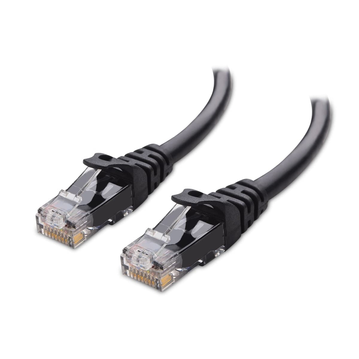Cable Matters 10Gbps Snagless Cat 6 Ethernet Cable 25 ft (Cat 6 Cable, Cat6 Cable, Internet Cable, Network Cable) in Black - Available 20ft - 150ft in Length