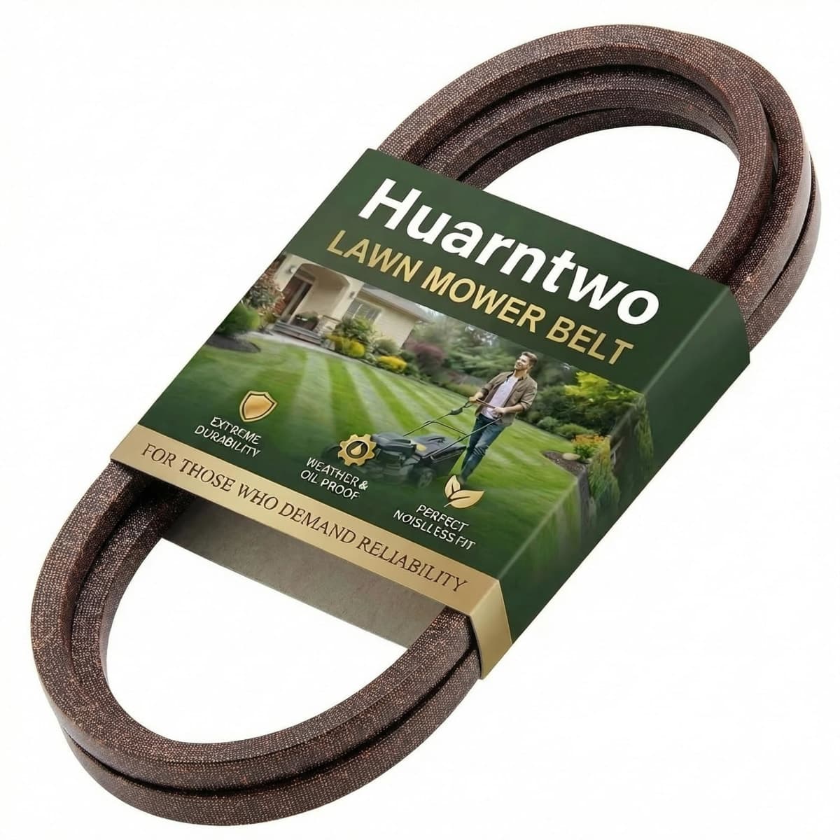 Huarntwo 954-05040 Upper Drive Belt Compatible with MTD Troy-Bilt Craftsman Cub Cadet Lawn Tractor Mowers (5/8" x 35 1/4"), Replaces 754-05040, 954-0241, 954-0241A, 754-0241, 754-0241A