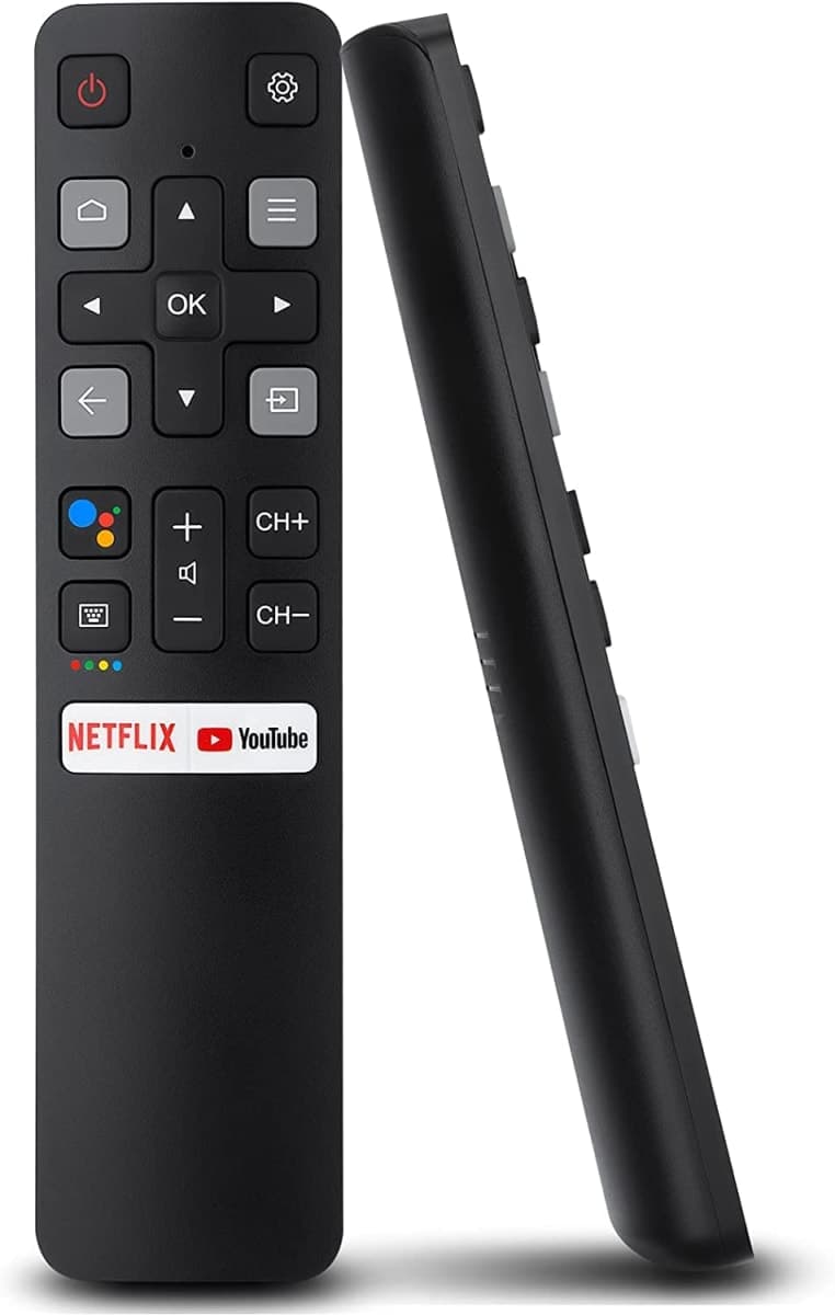New Replaced Remote RC802V FNR1 Fit for TCL Android 4K Smart TV [NO Voice Function] 40S334 50S434 55S434 75S434 40S330 70S430 32S334 55S435 50S435 43S434 32S6500A 65P8S 65P8 49S6800FS 32S6500S 32A325