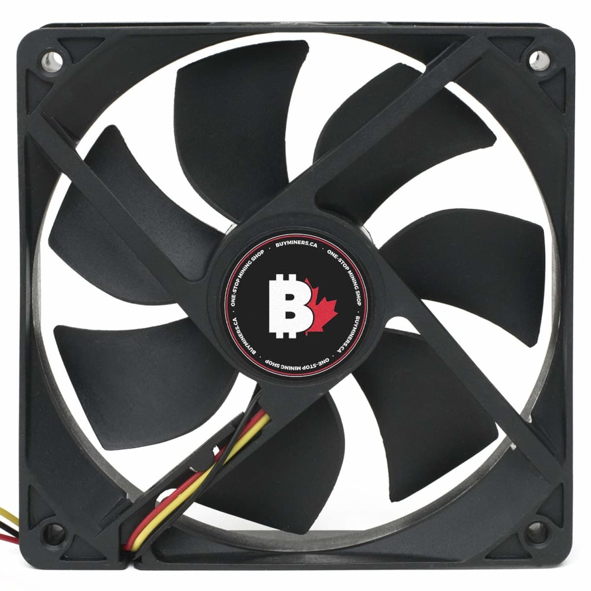 High Airflow PC Case Fan - 120mm 3-Pin 3000RPM Dual Ball Bearing Computer Fan with Thin Blades and Long Life, Cooling for Desktop CPU (Single)