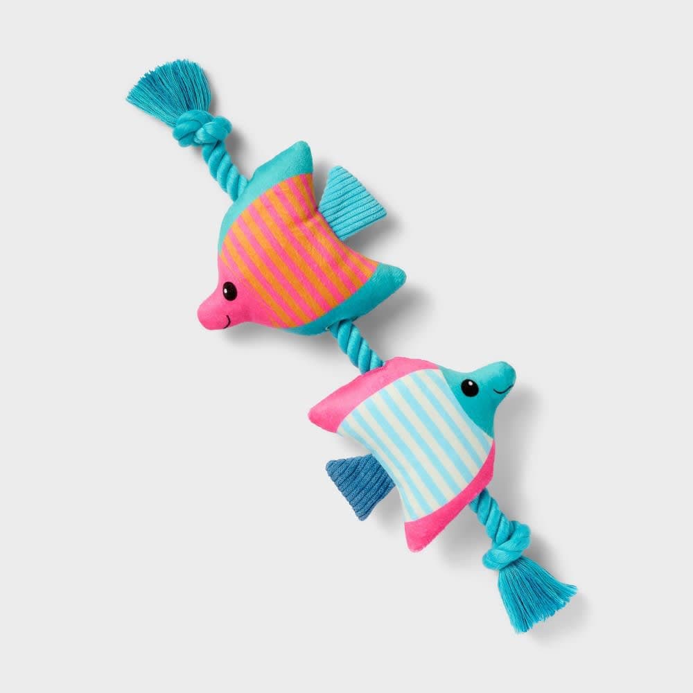 16.75" Tropical Fish Plush Rope Dog Toy - Boots & Barkley™