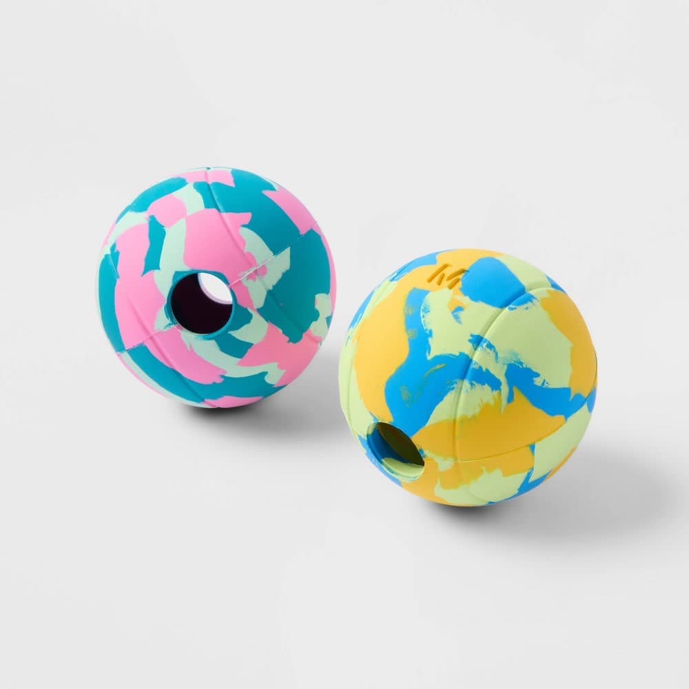 Rubber Ball Dog Toy - 2pk - Sun Squad™