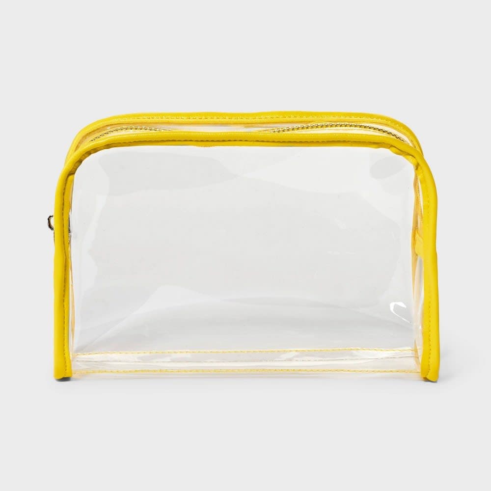Zip Around Clear Pouch - Wild Fable™ Yellow