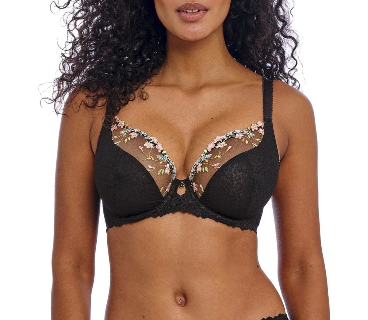 Freya Women's Love-Haze Underwire Plunge Bra, Black, 34G