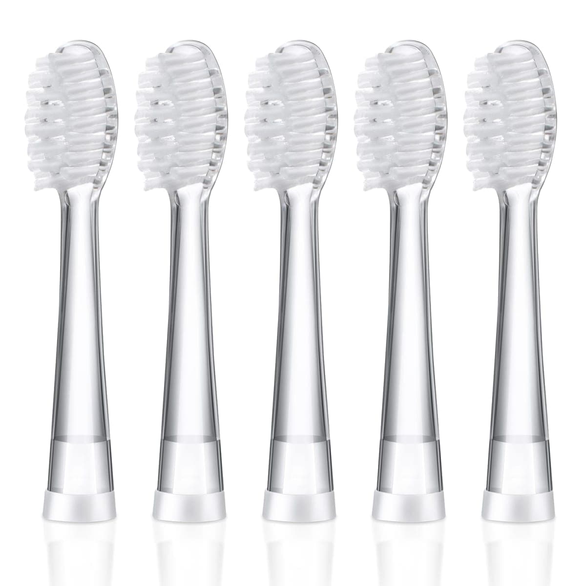 Baby/Kids Electric Toothbrush Replacement Heads Compatible with Seago SG-513/SG-977/EK6, Compatible with Brush-Baby WildOnes/KIDZSONIC, Compatible with Dada-Tech-BB1/977/K6,5PC (Over 3 Years)