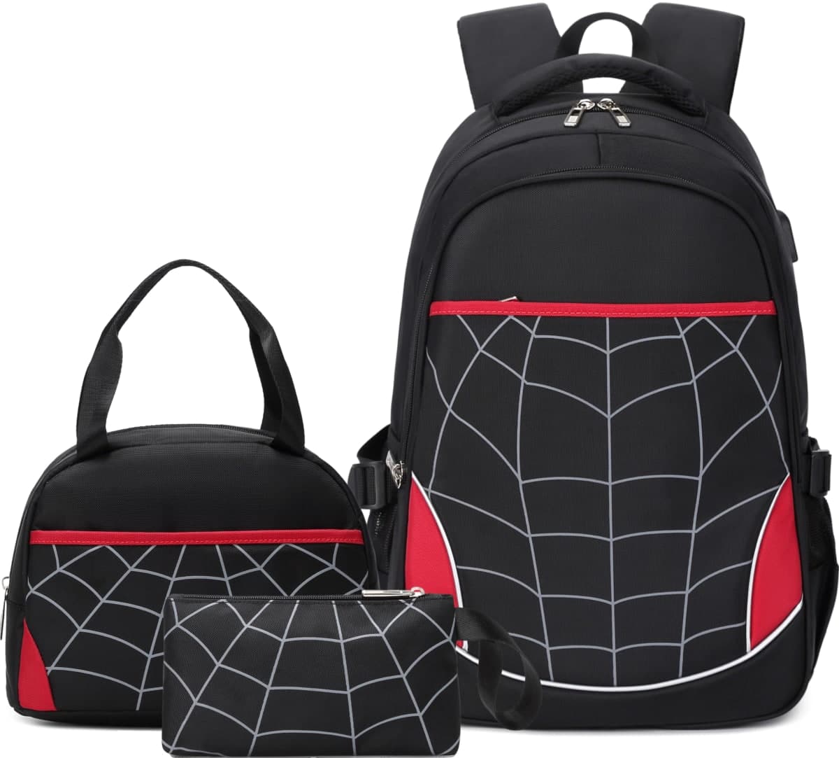 Boys Backpack with Lunch Box Kids Backpack for School Bag for Kids Bookbag Set School Backpacks for Boys (Blue)