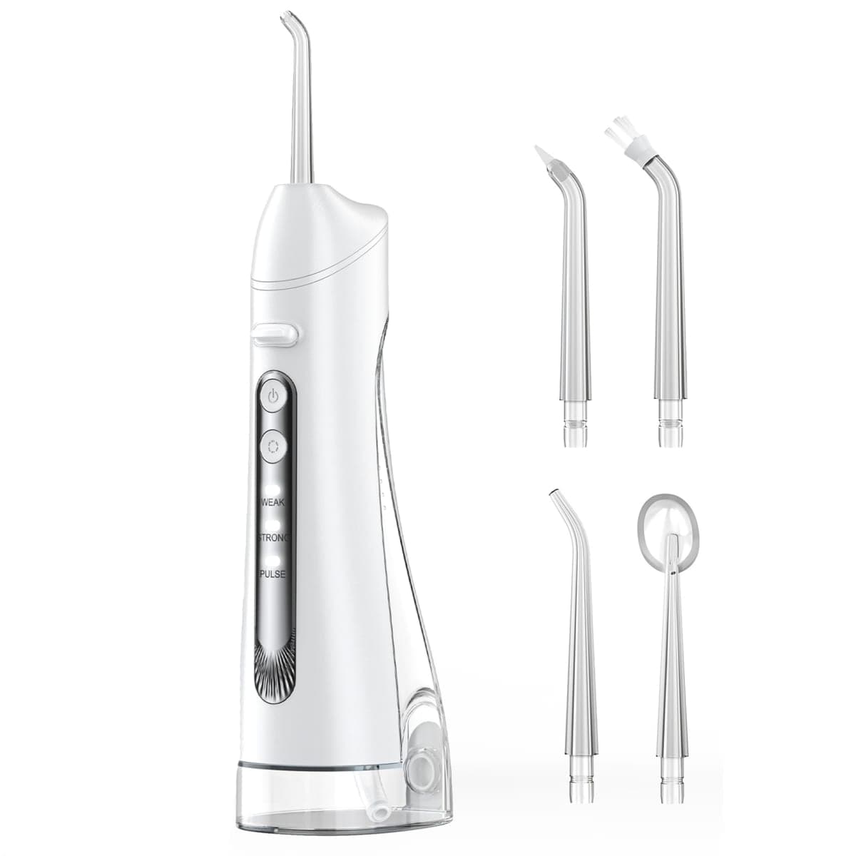 Water Flosser, Water Dental Flosser Pick for Teeth, IPX7 Waterproof Oral Irrigator, 3 Modes 4 Replaceable Jet Tips, Professional Flossing Cleaning Picks for Home Travel Gums, Braces Care