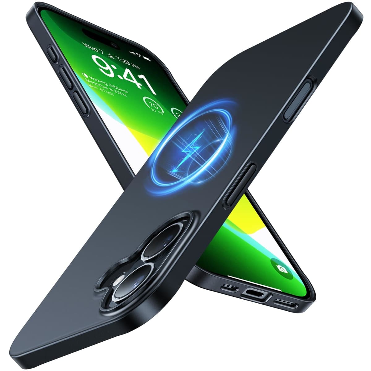 TORRAS Slim-Fit Magnetic for Phone 16 Case Protection 6.1 inch Black