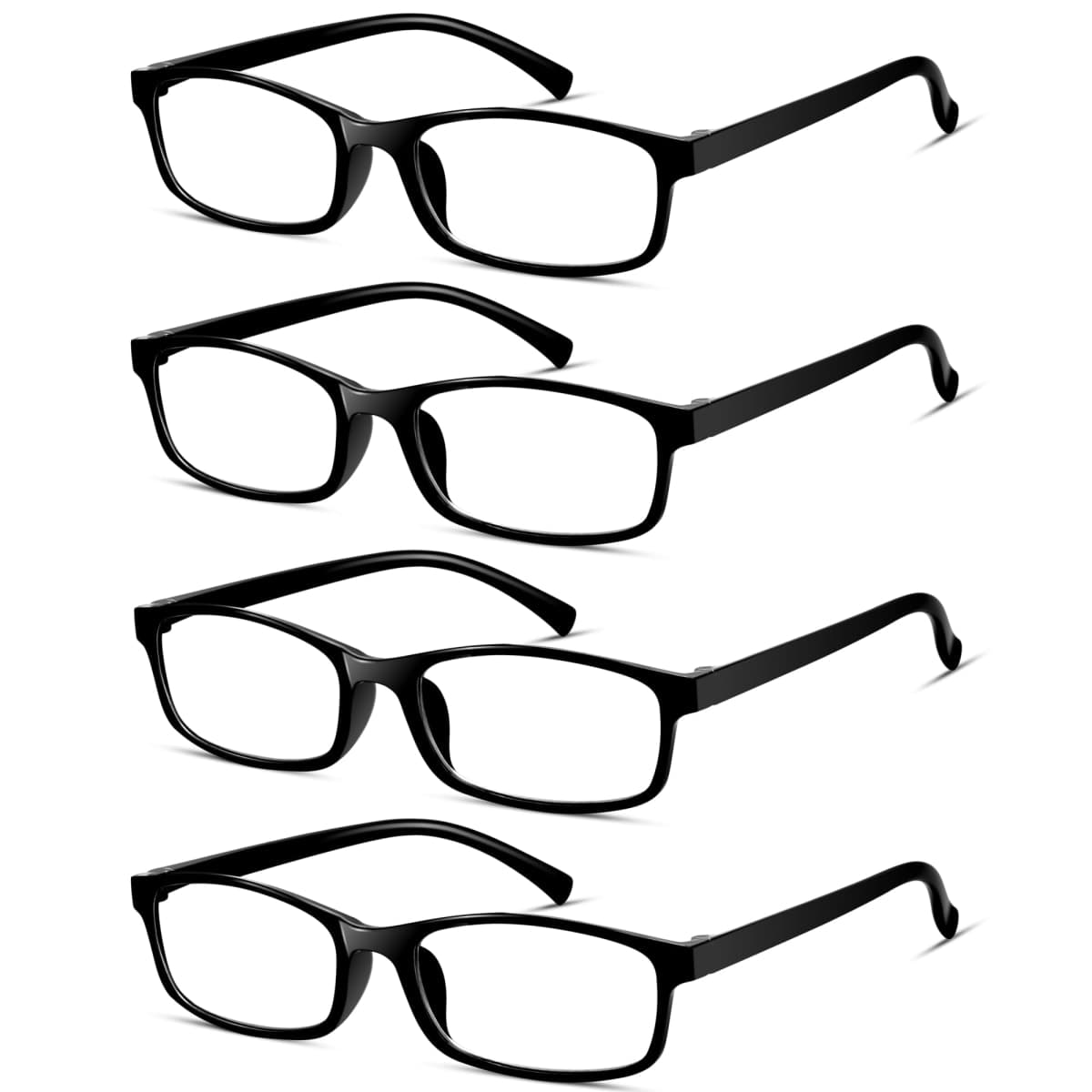 Gaoye 5.0 Multi Pack Reading Glasses - Blue Light Blocking Lenses, TR90 Frames, UV400 - Eyeglasses with Clear Vision
