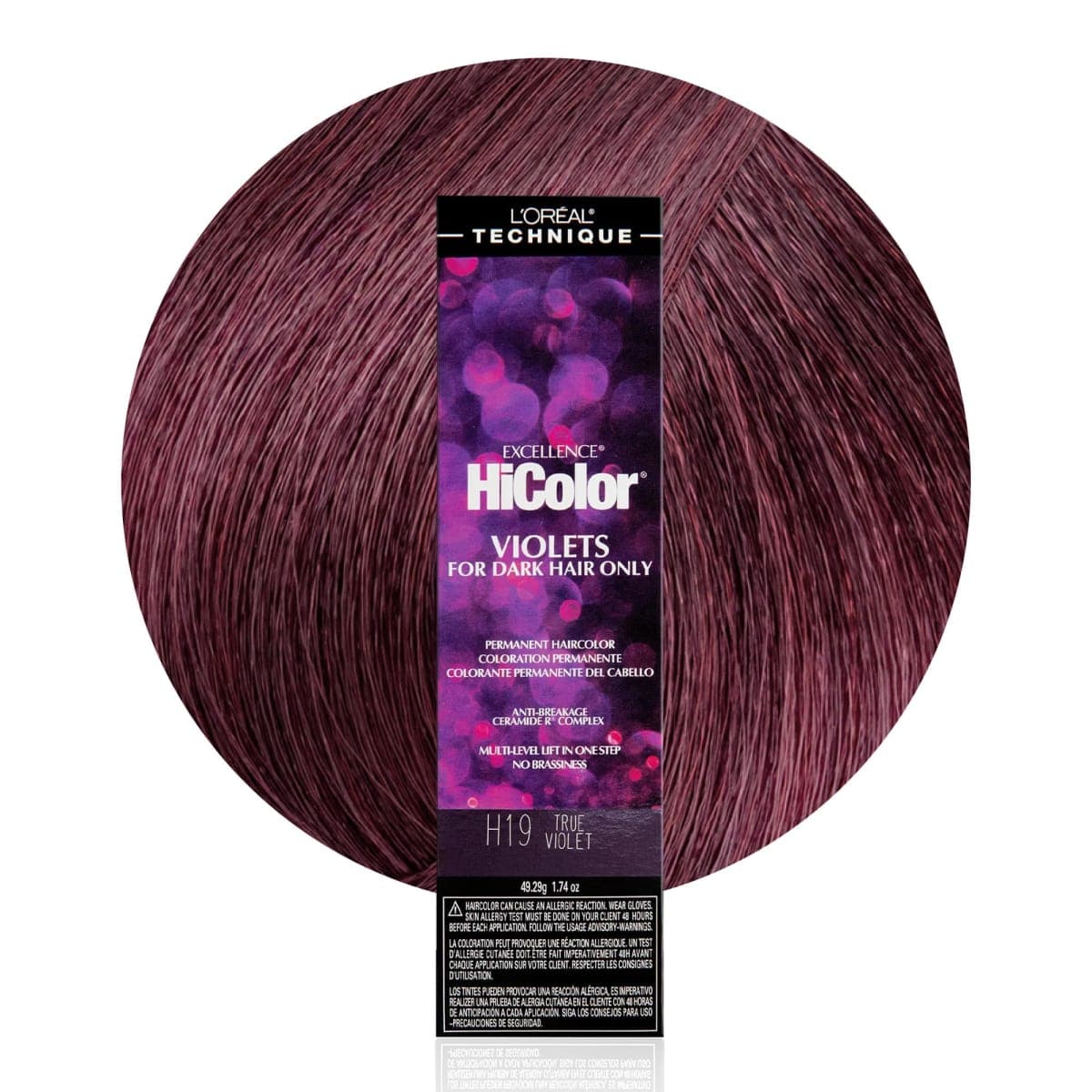 L'oreal Paris Excellence Hicolor Permanent Hair Color, True Violet