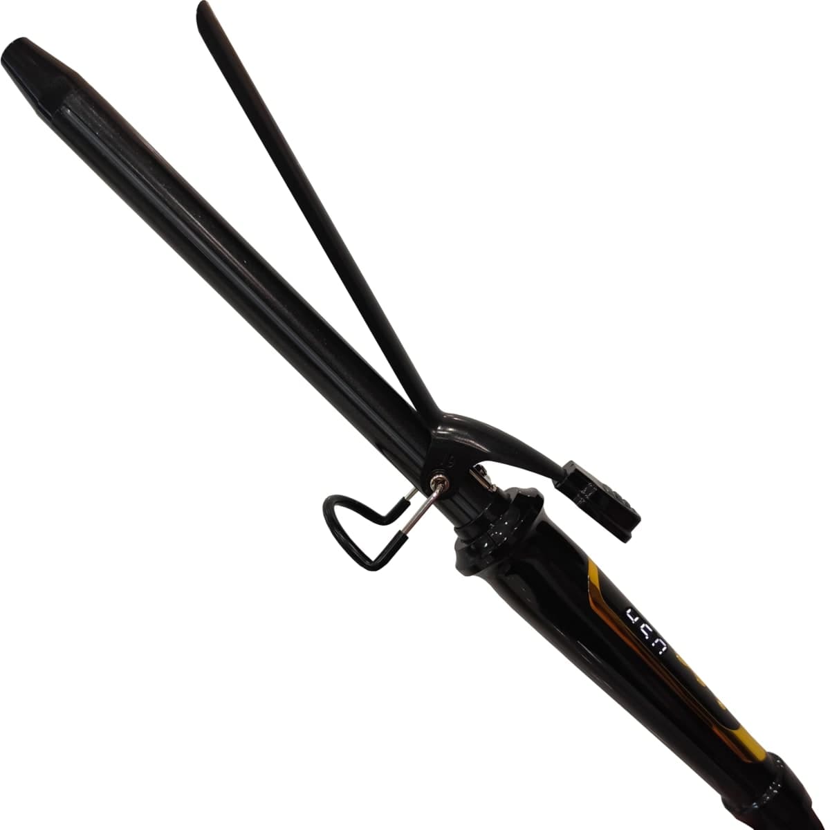 abp 3/4 Inch Curling Iron Extra Long Barrel with Ceramic Coating for Long/Medium Hair,LED Display Instant Heat up to 450°F with clamp,Hair Waving Style Tool Girls & Women