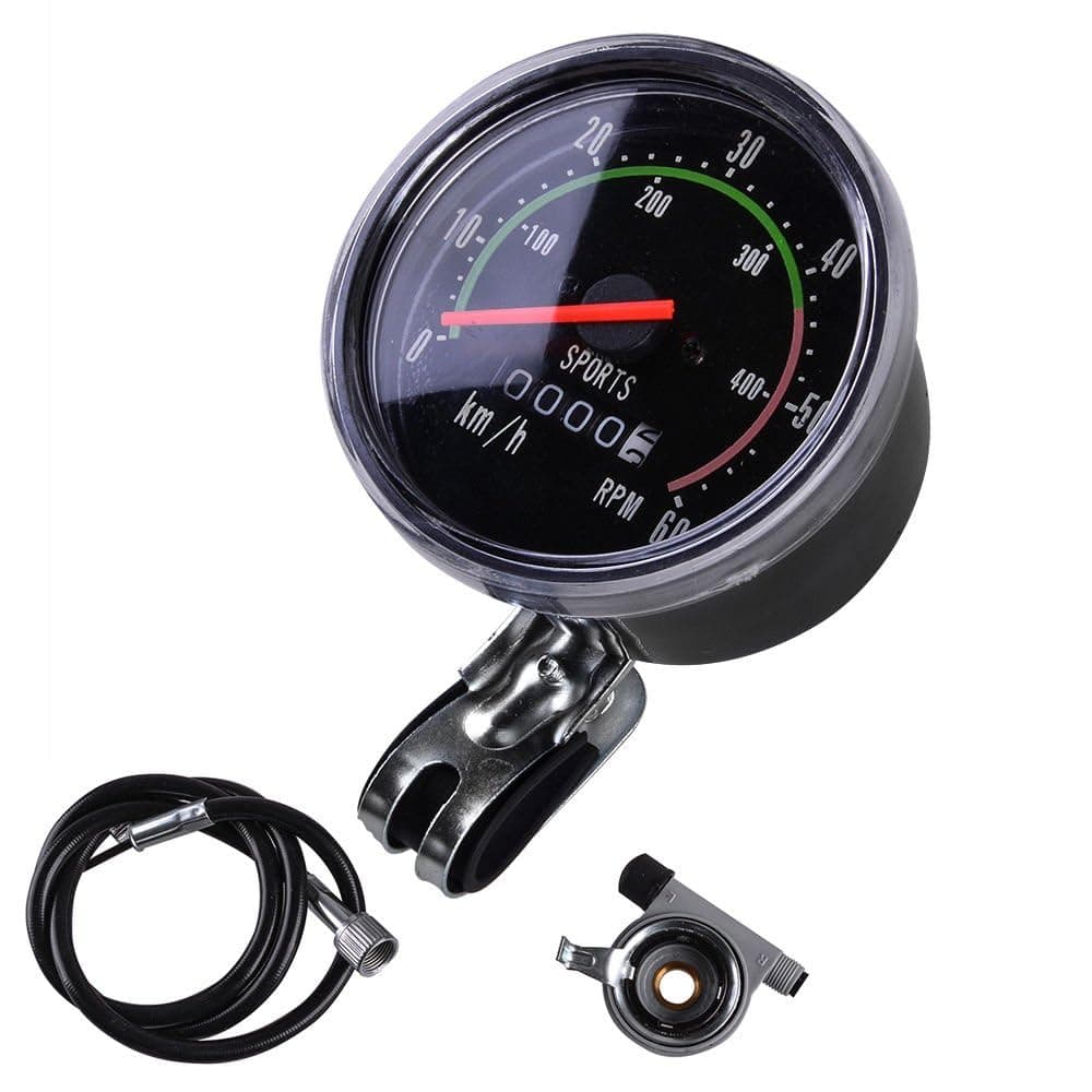 MakeTheOne Analog Speedometer Odometer Classic Style for Exercycle & Bike