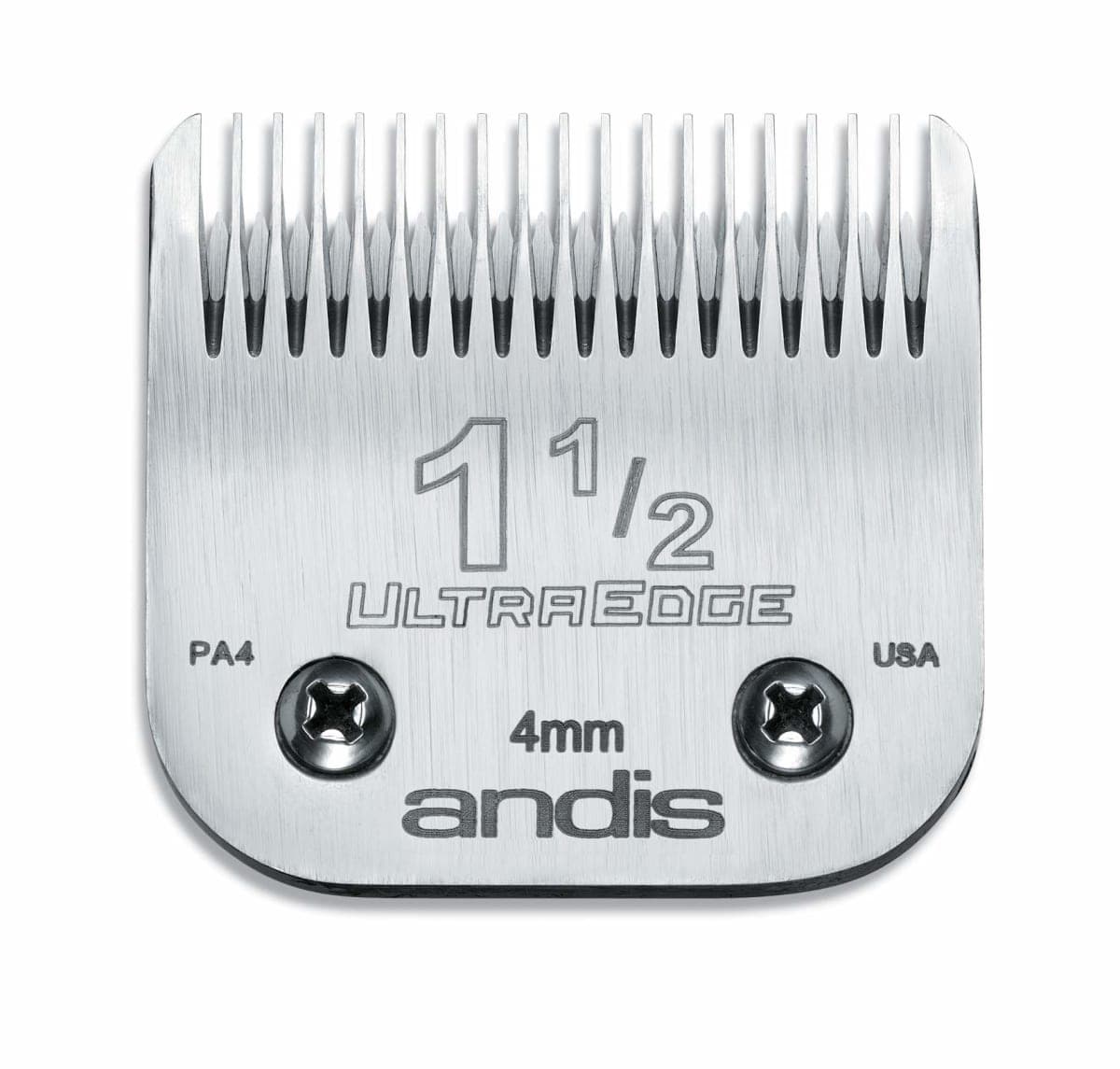 Andis Carbon-Infused Steel UltraEdge Dog Clipper Blade, Size-1-1/2, 5/32-Inch Cut Length (64077)