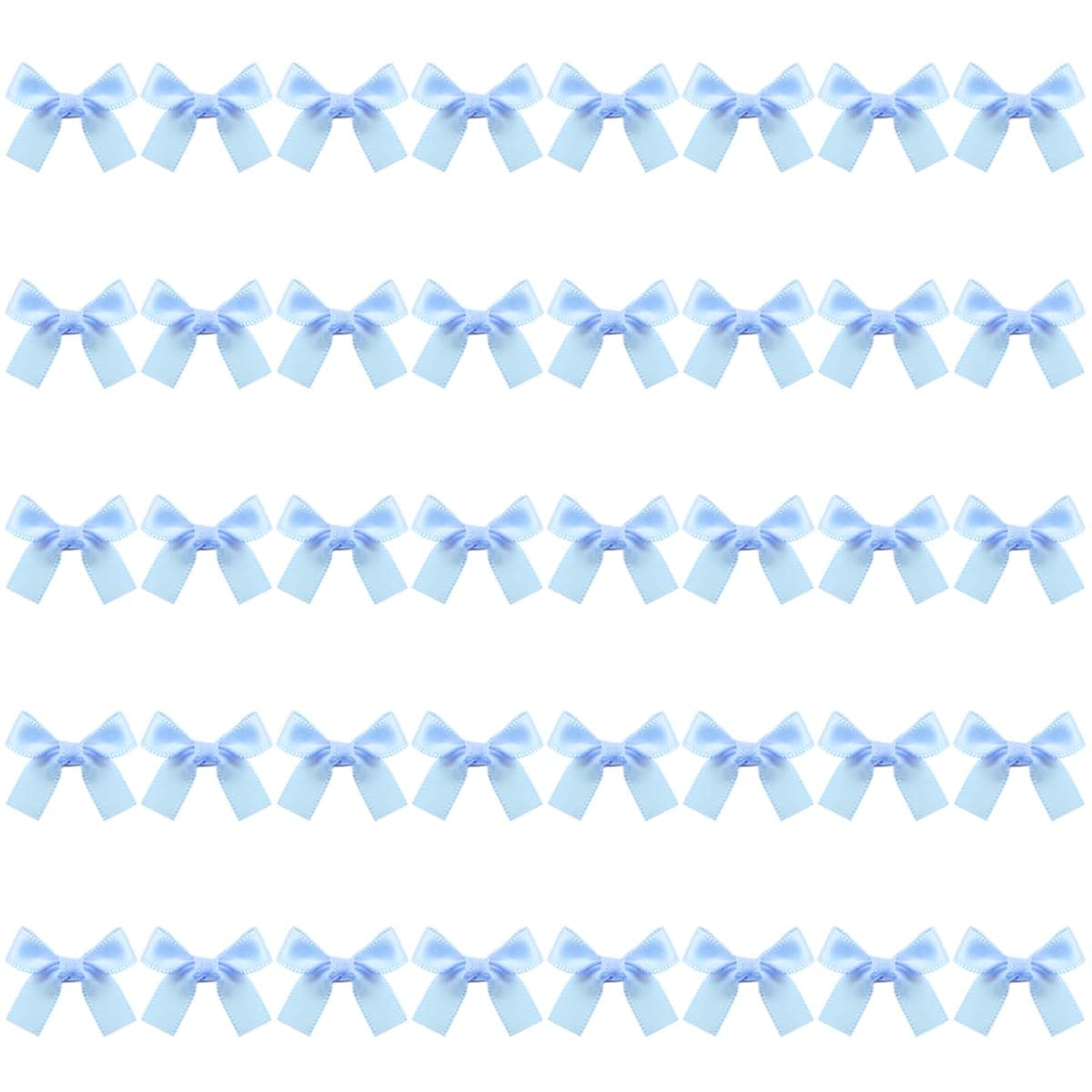 50pcs Mini Hair Bows Satin Bow Hair Clips Bowknot Ribbon Bow Clips Small Hair Bows Barrettes Cute Cute Hair Clips Metal Y2k Hair Accessories For Braids Teens Stage Concert Christmas Ballet Style