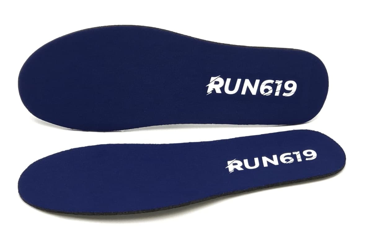 Run 619 Zero Drop Shoe Insoles, Traditional Shape, Foot Forming, Regular Width - 3mm Thickness, Firm, Flat Shoe Inserts - Men's 10-11.5, Women's 11-12.5
