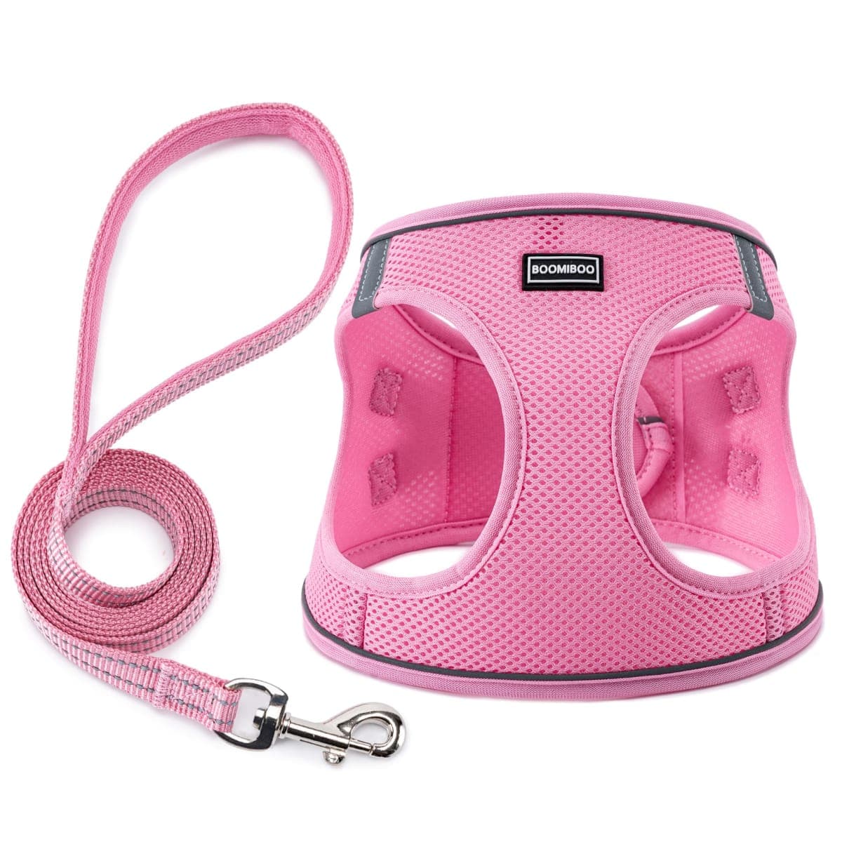 Dog Harness with Leash Set, No Pull Adjustable Reflective Step-in Puppy Pet Vest Harnesses for Small Medium Large Dogs and Cats,Green XXS