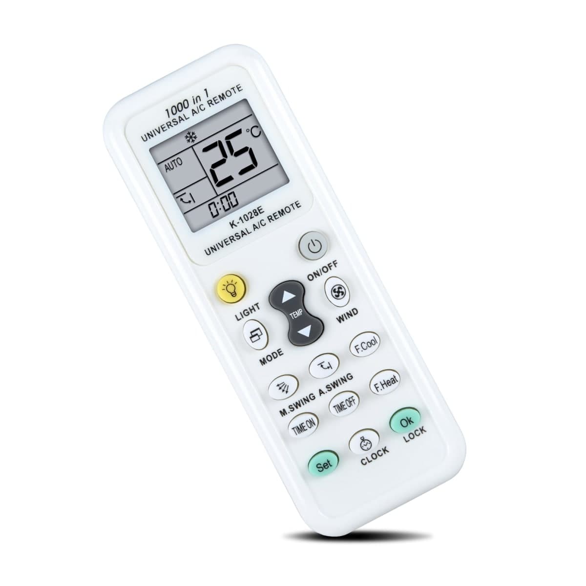 Universal K-1028E Air Conditioner Remote LCD A/C Conditioning Controller 1000 in 1 for Mitsubishi Toshiba HITACHI FUJITSU GREE ELECTROLUX SANYO AUX Daewoo LG Sharp Samsung HAIER Huawei Air Condition
