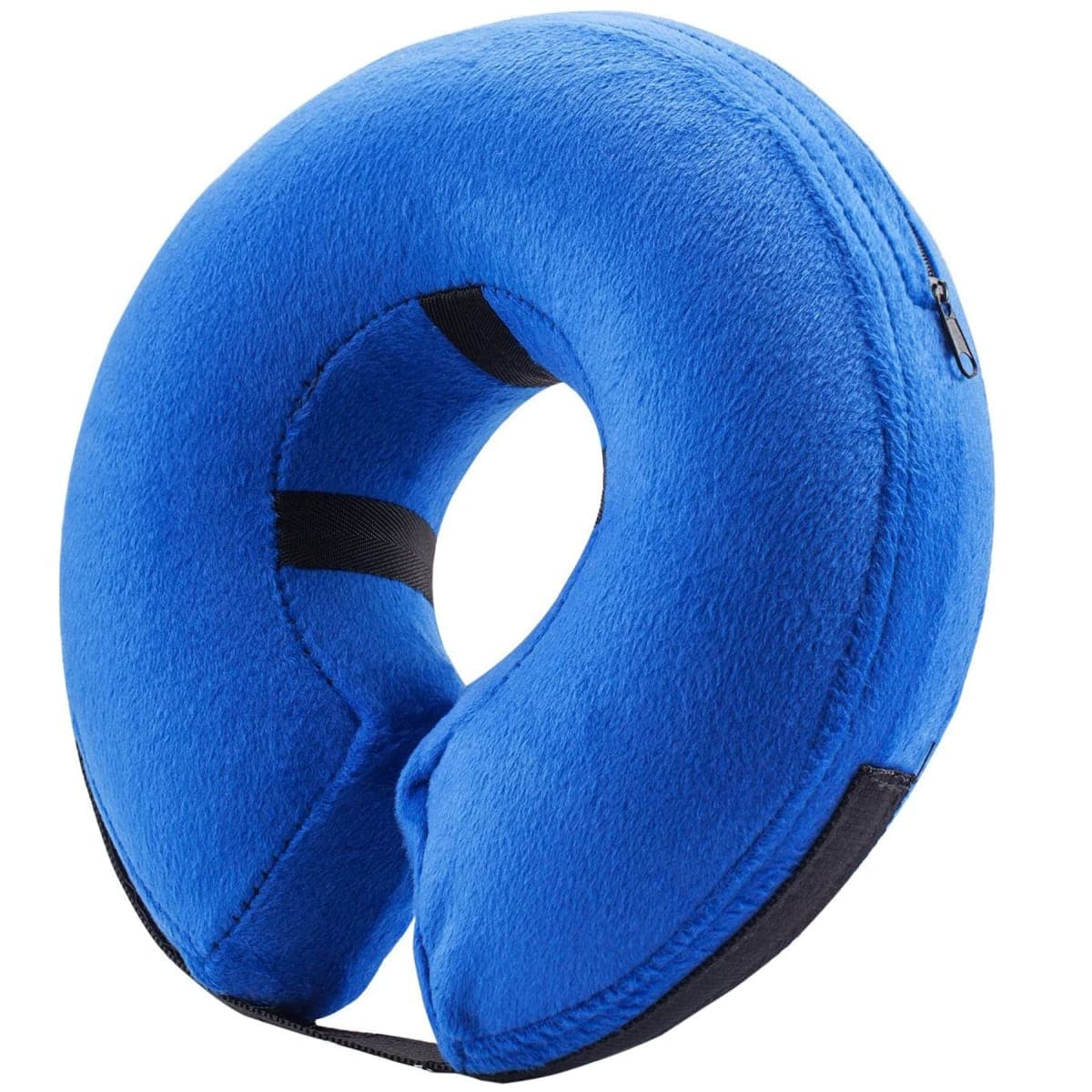 BENCMATE Protective Inflatable Collar for Dogs and Cats - Soft Pet Recovery Collar Does Not Block Vision E-Collar (Large, Donut-Strawberry)
