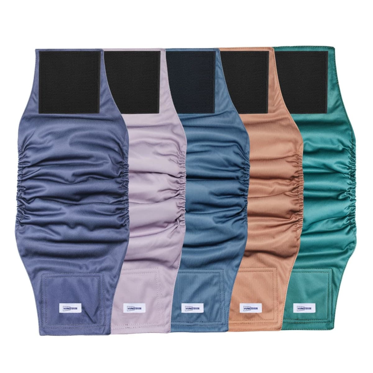 Reusable Dog Diapers Male, Premium Washable Belly Bands for Male Dogs Small, Pack of 5, High Absorbing Male Dog Wraps for Doggie & Puppy in Incontinence or Excitable Urination and Training(S)