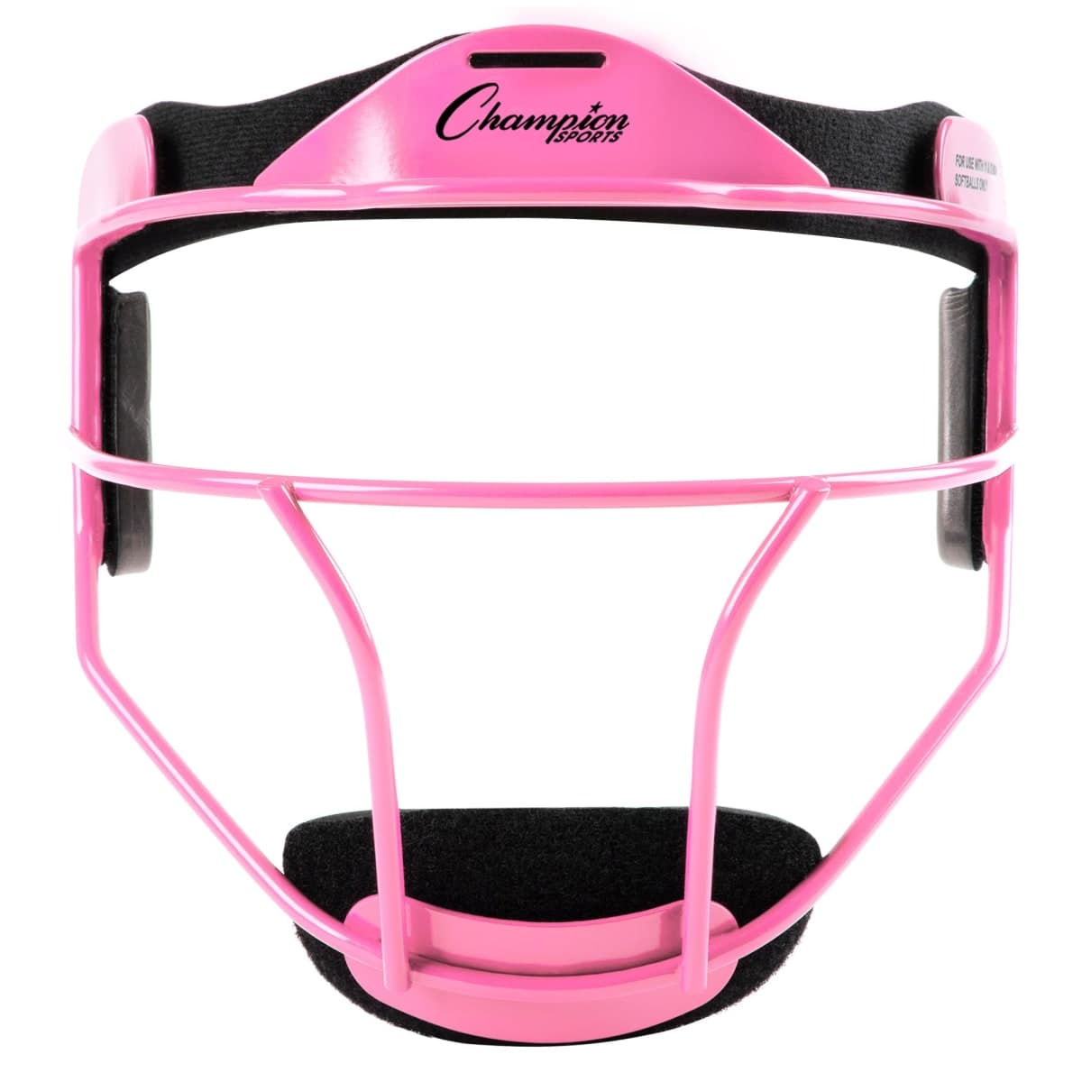 Champion Sports Fielder's Face Mask Softball Fielder's Face Mask, Pink, Adult