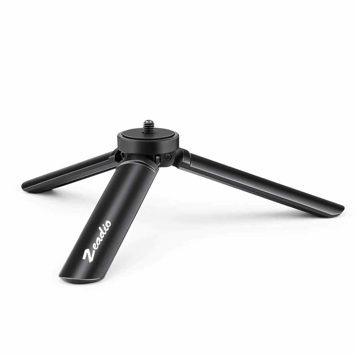 Zeadio Metal Mini Tripod, Max Load 20kg/44lb, Desktop Tabletop Stand Tripod for Smooth 4, Crane Plus, Crane 2, Osmo Mobile, Ronin-S, Vimble 2, Gimble Handle Grip Stabilizer and All Cameras