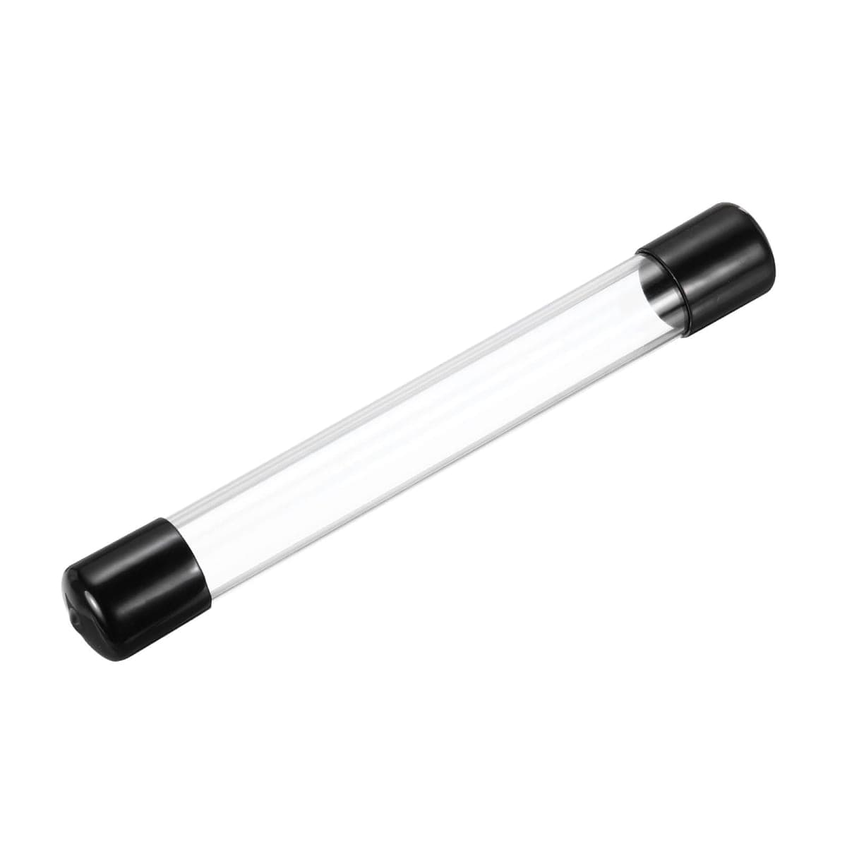 MECCANIXITY Clear Storage Tube 20x24mm Small Plastic Round Tubing with Caps Rigid Bottle Container 200mm/8 Inch for Item Stored