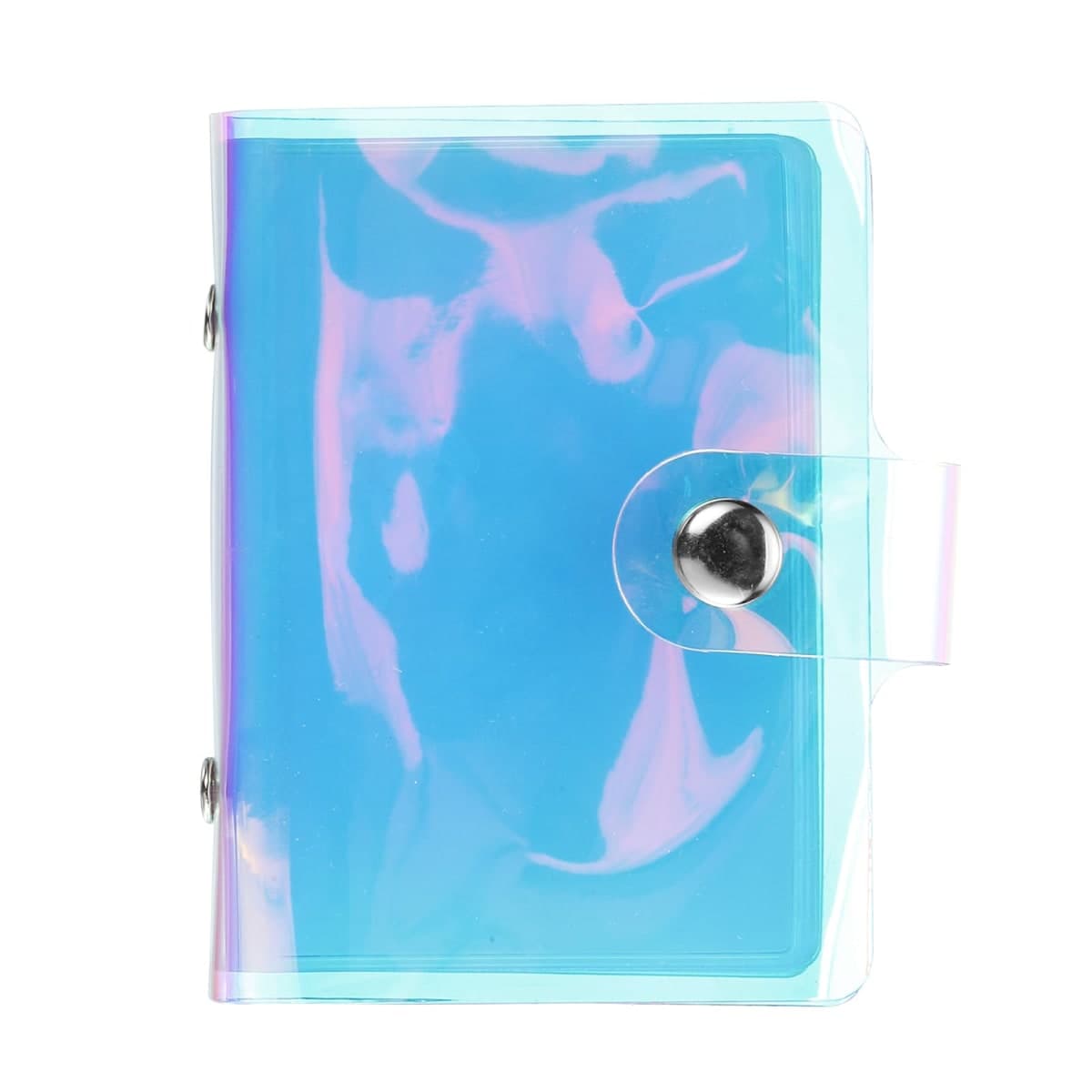 uxcell 1 Pcs Mini Photo Album, 36 Pockets 3x4 Portable Kpop Photocard Holder Credit Card Holder for Mini Camera Snap Instant Cameras Travel Photos Credit Cards, Laser Color