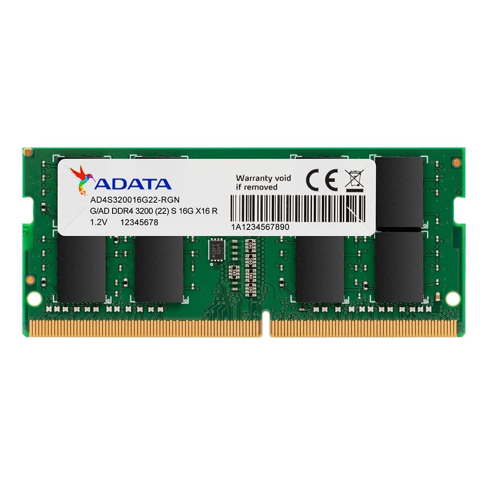ADATA Premier Single 16GB (1x16GB) DDR4 3200Mhz PC4-25600 260-Pin SODIMM Memory RAM Single