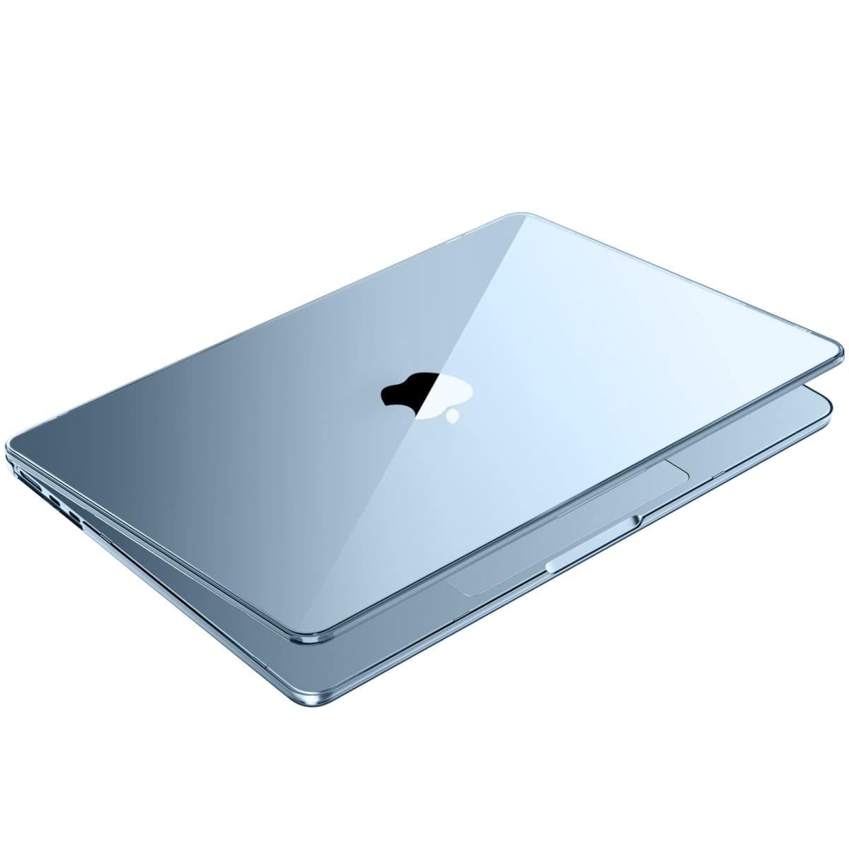 soonjet for MacBook Air 15 inch Case M3 M2 2024 2023 [100% Ultra Clear] [Outshine Bare Beauty] Hard Shell Protective Cover for Laptop Model A3114 A2941 - Crystal Clear