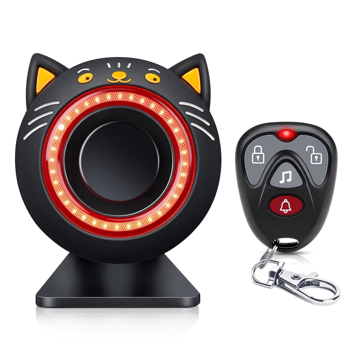 Electop 120dB Car Alarm System with Motion Sensor & Sound, Car Security System Anti-Theft Device Car Alarm with Wireless Remote & Led Light for Cars, Trucks, Suvs