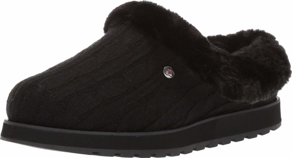 Skechers Women's Keepsakes Ice Angel Shoe, Black, 10 M US
