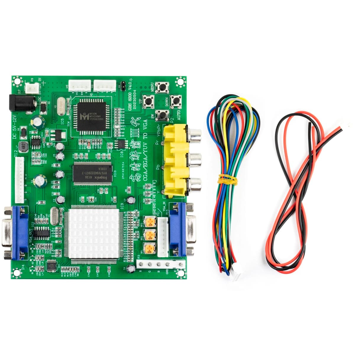yddmyo for GBS8200 Arcade Game Video Converter Board CGA/EGA/YUV/RGB to VGA Output Module 1 Channel GBS-8200 Monitor LCD HD CRT