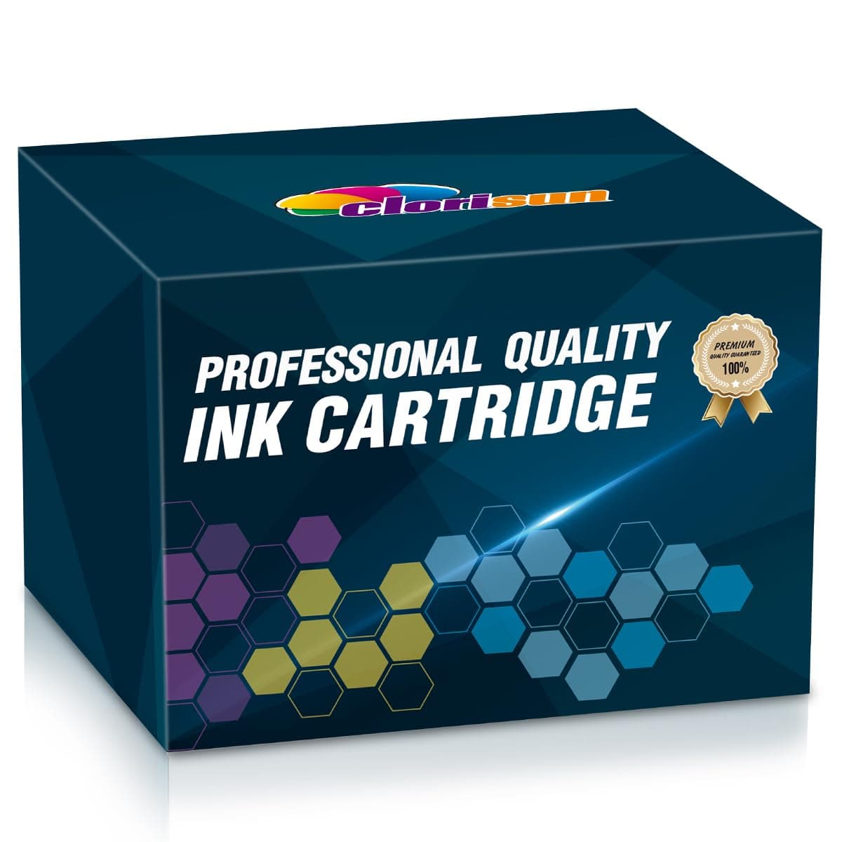 Clorisun Ink Bottles Ecotank Use with Expression ET-2760 ET-2750 ET-3760 ET-4760 ET-3750 ET-4750 ET-3710 Ecotank Printer (Black, Cyan, Magenta, Yellow)