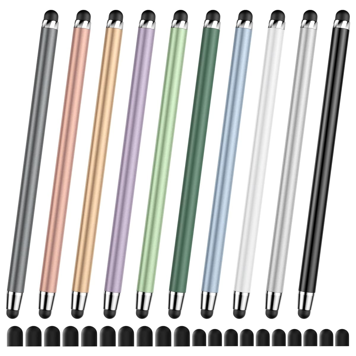 DAXINGXING 10 PCS Stylus Pen for Touchscreen ipad.High Precision,20 Tips