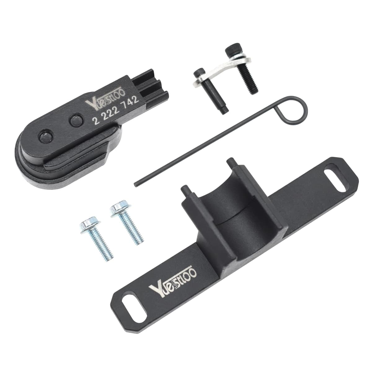 Yuesstloo 2801 Flywheel Holder Flex Plate Lock Tool & 7676 Oil Seal Repair Kit with Balance Shaft & Oil Pump Alignment Tool Set, Compatible with BMW N20 N26 Engines