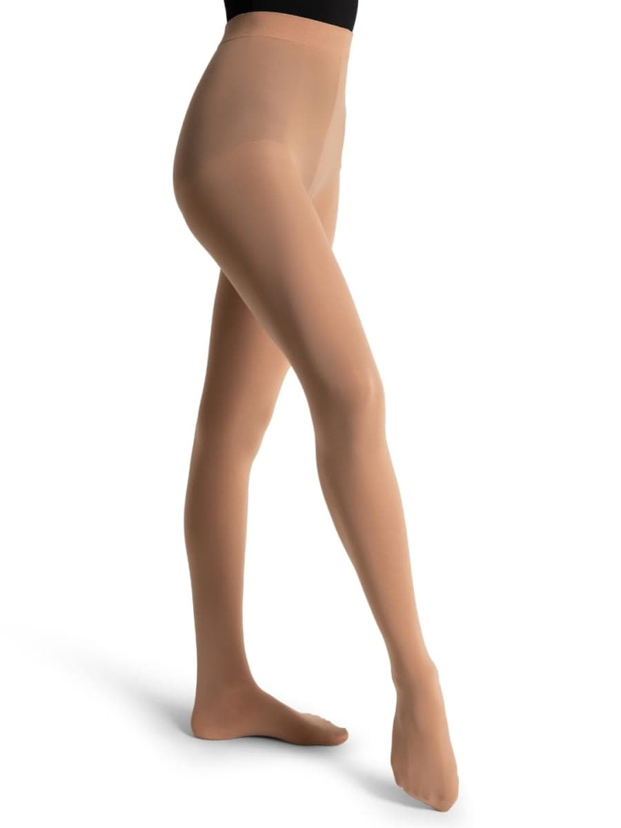 Capezio Studio Basics Footed Tight, Light Suntan, Large/X-Large
