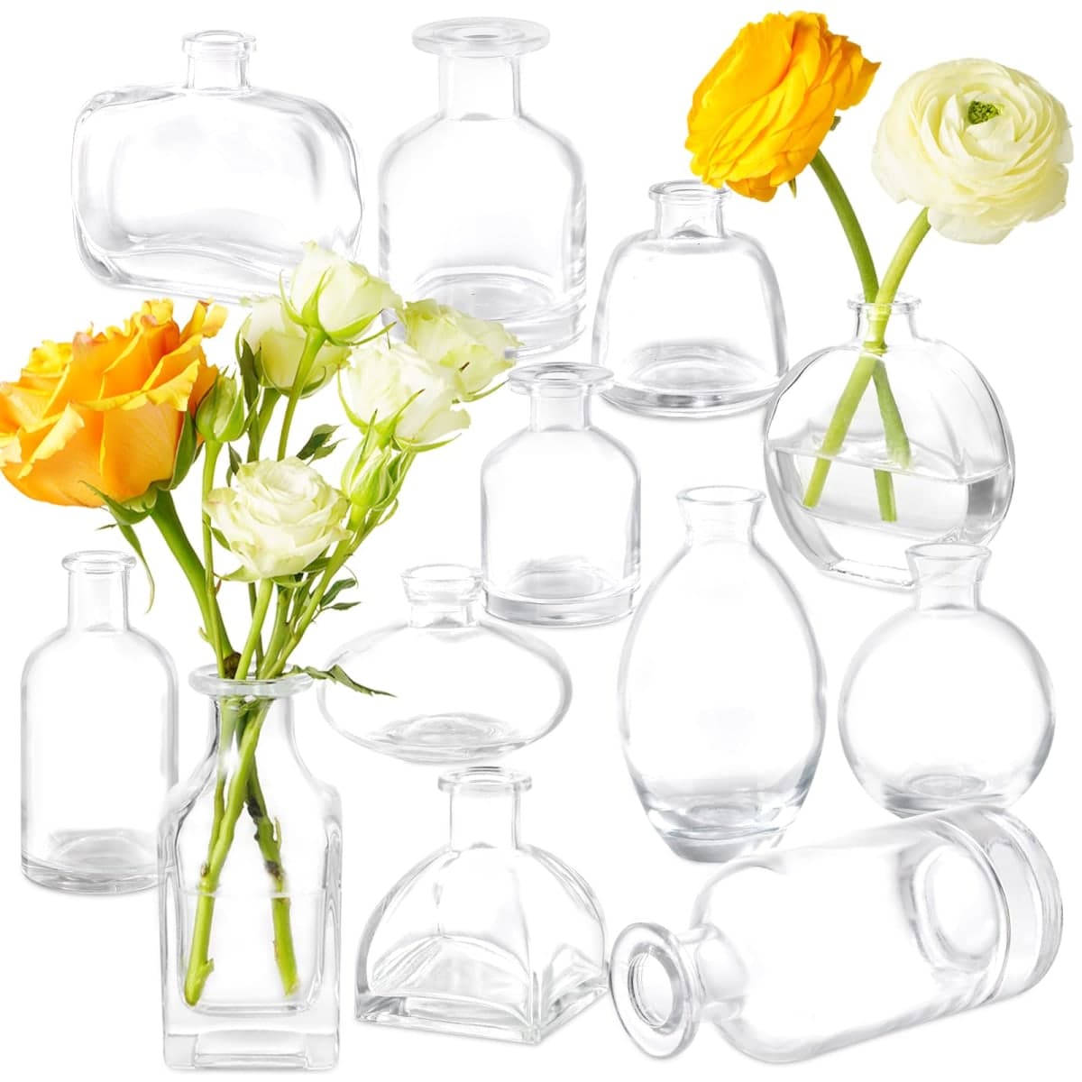 12PCS Bud Vases