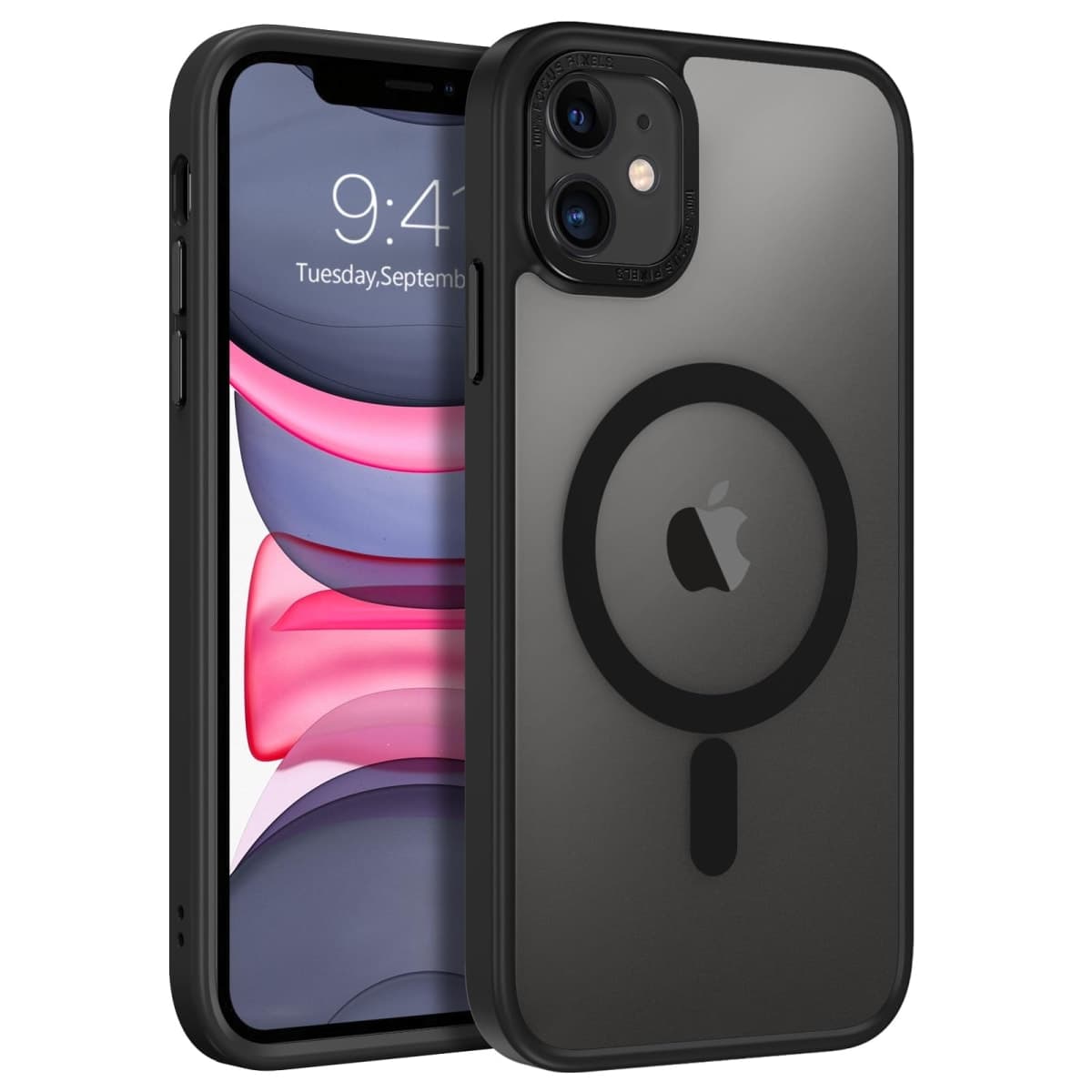 BENTOBEN for iPhone 11 Phone Case, Phone Case iPhone 11 Magnetic Case [Compatible with Mag Safe] Translucent Matte Slim Shockproof Anti-Fingerprint Protective Cover for iPhone 11 6.1’’ Grey